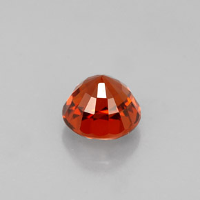 Granato spessartite naturale arancione da 0,85 ct, taglio rotondo, VS