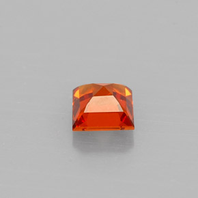 Granato spessartite Mandarino naturale da 0.57 ct, Quadrato, VVS