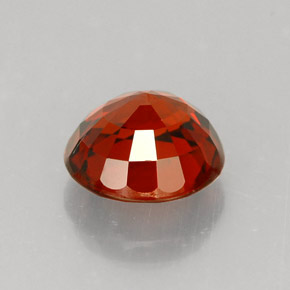 Granato spessartite naturale arancione da 1,42 ct, taglio rotondo, VVS