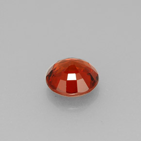 Granato spessartite naturale arancione da 0,83 ct, taglio rotondo, VVS