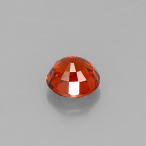 Granato spessartite naturale arancione da 0,88 ct, taglio rotondo, VVS