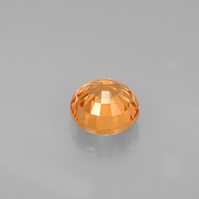 Granato spessartite naturale arancione da 0,84 ct, taglio rotondo, VS