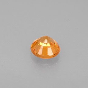 Granato spessartite naturale arancione da 0,63 ct, taglio rotondo, VS-SI