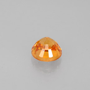 Granato spessartite naturale arancione da 0,68 ct, taglio rotondo, VS