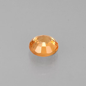Granato spessartite Mandarino naturale da 0.58 ct, Taglio rotondo, VS