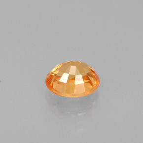 Granato spessartite Mandarino naturale da 0.63 ct, Taglio ovale, VVS-VS