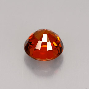 Granato spessartite naturale arancione da 1,16 ct, taglio rotondo, VVS-VS