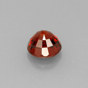Granato spessartite naturale arancione da 1,20 ct, taglio rotondo, VVS-VS