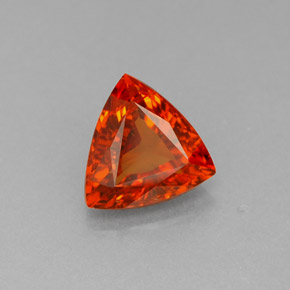 Granato spessartite naturale arancione da 1,34 ct, trillion, SI