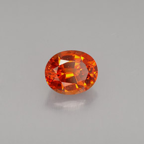Granato spessartite Mandarino naturale da 1.04 ct, Taglio ovale, VVS