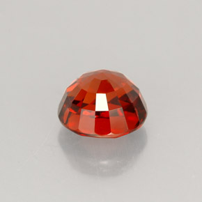 Granato spessartite naturale arancione da 1,47 ct, taglio rotondo, VVS-VS