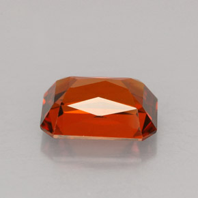 Granato spessartite Arancione naturale da 2.12 ct, Taglio smeraldo, VVS