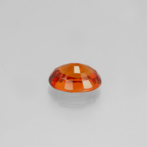 Granato spessartite naturale arancione da 0,98 ct, taglio ovale, VVS-VS
