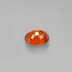 Granato spessartite Mandarino naturale da 0.98 ct, Taglio ovale, VS