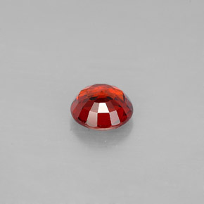 Granato spessartite Arancio rosso naturale da 1.28 ct, Taglio rotondo, VS