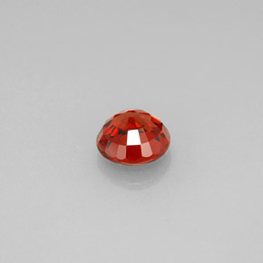 Granato spessartite naturale arancione da 1,21 ct, taglio rotondo, VVS-VS