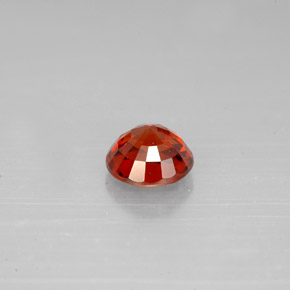 Granato spessartite naturale arancione da 1,24 ct, taglio rotondo, VVS-VS