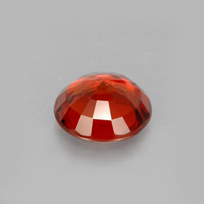 Granato spessartite naturale arancione da 1,10 ct, taglio rotondo, VS