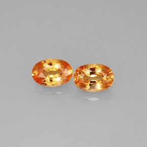Granato spessartite naturale arancione da  ct, taglio ovale, VS