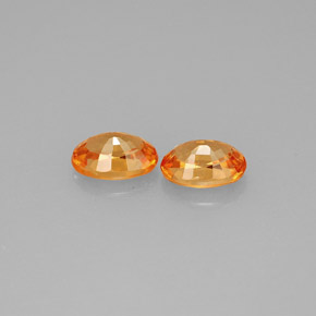 Granato spessartite naturale arancione da  ct, taglio ovale, VS
