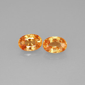 Granato spessartite naturale arancione da  ct, taglio ovale, VS