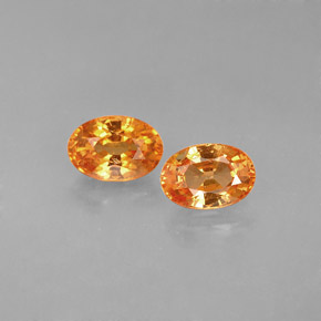 Granato spessartite naturale arancione da  ct, taglio ovale, VS