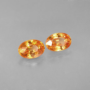 Granato spessartite naturale arancione da  ct, taglio ovale, VS
