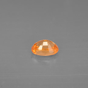 Granato spessartite naturale arancione da 0,72 ct, taglio ovale, VS