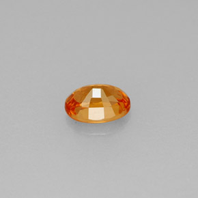 Granato spessartite naturale arancione da 0,61 ct, taglio ovale, VS