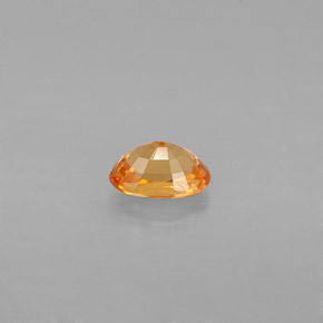 Granato spessartite naturale arancione da 0,71 ct, taglio ovale, VS