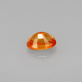 Granato spessartite naturale arancione da 0,80 ct, taglio ovale, VS