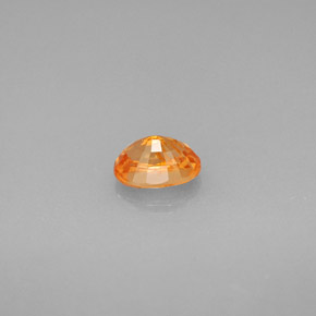 Granato spessartite naturale arancione da 0,72 ct, taglio ovale, VS