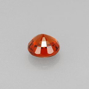 Granato spessartite naturale arancione da 0,80 ct, taglio rotondo, VVS-VS