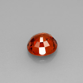 Granato spessartite naturale arancione da 1,27 ct, taglio rotondo, VS