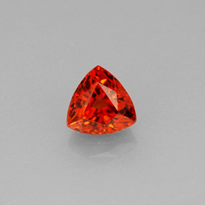 Granato spessartite Arancione rossastra naturale da 0.99 ct, Taglio trillion, VS