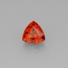Granato spessartite Arancione rossastra naturale da 0.99 ct, Taglio trillion, VS
