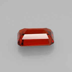 Granato spessartite naturale arancione da 1,60 ct, taglio smeraldo, VVS-VS