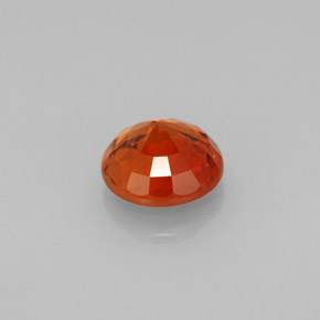 Granato spessartite naturale arancione da 1,28 ct, taglio rotondo, VS-SI