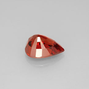 Granato spessartite naturale arancione da 2,61 ct, taglio a pera, VVS-VS