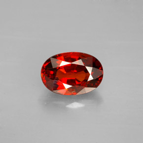 Granato spessartite Arancio rosso naturale da 2.14 ct, Taglio ovale, VVS-VS
