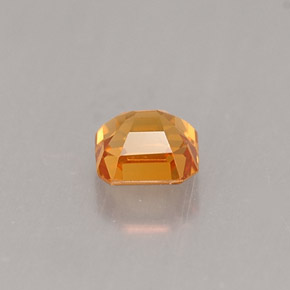 Granato spessartite naturale arancione da 0,41 ct, taglio smeraldo, VS