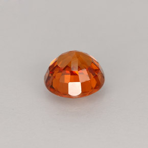 Granato spessartite naturale arancione da 1,13 ct, taglio rotondo, VS-SI