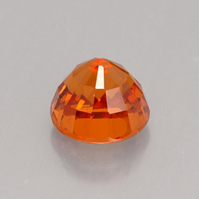 Granato spessartite naturale arancione da 1,07 ct, taglio rotondo, VS