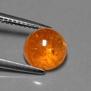 Granato spessartite naturale arancione da 3,93 ct, trasparente, trasparente/traslucido