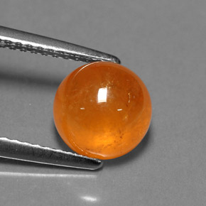 Granato spessartite naturale arancione da 3,68 ct, trasparente, trasparente/traslucido