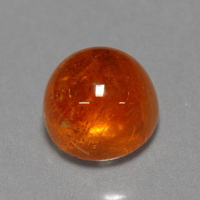 Granato spessartite Arancione naturale da 3.42 ct, Trasparente, Trasparente/Traslucido