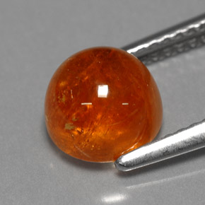 Granato spessartite Arancione naturale da 3.42 ct, Trasparente, Trasparente/Traslucido