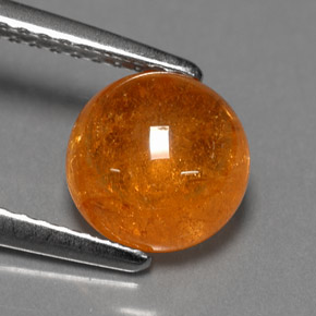 Granato spessartite Arancione naturale da 2.50 ct, Trasparente, Trasparente/Traslucido