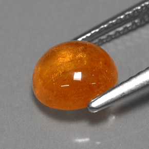 Granato spessartite Arancione naturale da 2.50 ct, Trasparente, Trasparente/Traslucido
