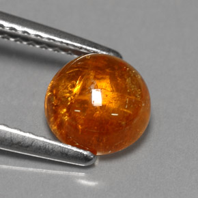 Granato spessartite Arancione naturale da 2.10 ct, Trasparente, Trasparente/Traslucido